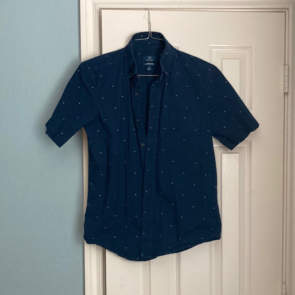 George Button Up Short Sleeve Tee